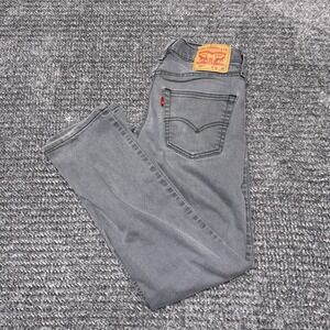 Levis 511 Slim Fit Straight Leg Jeans Men 32x30 Gray Denim Cotton Blend Mid Rise